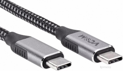 Кабель VCOM CU420M-1M USB 3.2 Gen2 Type-C - USB 3.2 Gen1 Type-C (1 м, черный) 