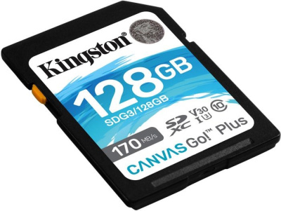 Карта памяти Kingston Canvas Go! Plus SDXC 128GB 