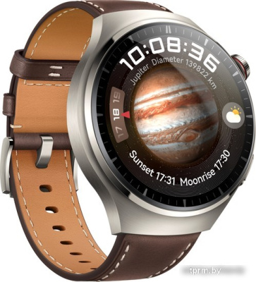 Умные часы Huawei Watch 4 Pro (с кожаным ремешком) 
