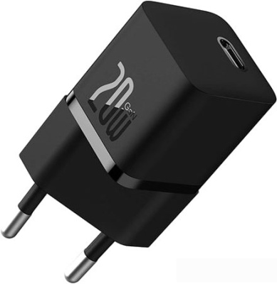 Сетевое зарядное Baseus GaN5 Fast Charger Mini 1C 20W CCGN050101 (черный) 
