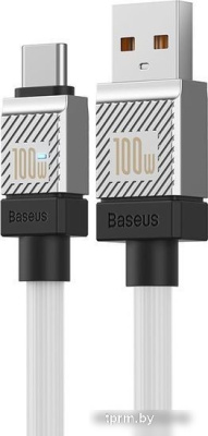 Кабель Baseus CoolPlay Series USB Type-A - USB Type-C (2 м, белый) 