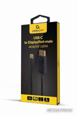 Кабель Cablexpert A-CM-DPM-01 USB Type-C - DisplayPort (2 м, черный) 