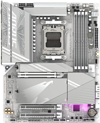 Материнская плата Gigabyte X870 Aorus Elite WiFi7 Ice 