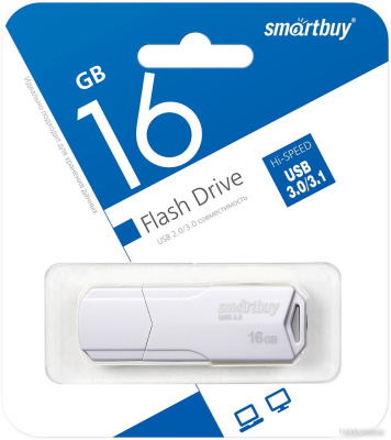 SmartBuy Clue 3.0 16GB (белый) 