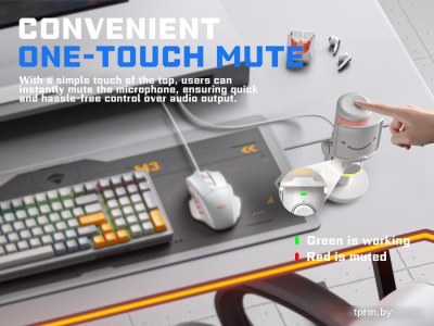 Проводной микрофон FIFINE AM6 (белый) 