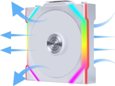 Комплект вентиляторов для корпуса с контроллером Lian Li Uni Fan SL 120 Wireless Reverse G99.12RSL1W3W.R0 