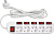 Сетевой фильтр Buro 500SH-3-SW-W 