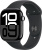 Умные часы Apple Watch Series 10 46 мм (алюминиевый корпус, черный/черный, спортивный силиконовый ремешок S/M) 