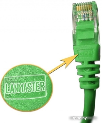Кабель Lanmaster LAN-PC45/U5E-5.0-GN 