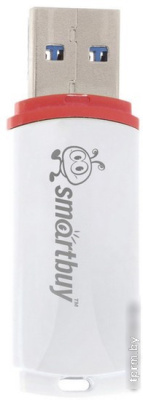 USB Flash Smart Buy Crown 8Gb White (SB8GBCRW-W) 
