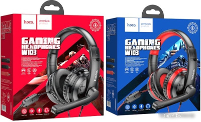 Наушники Hoco W103 (красный) 