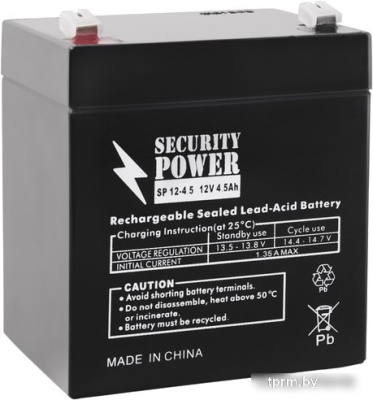 Security Power SP 12-4,5 F1 (12В/4.5 А·ч) 