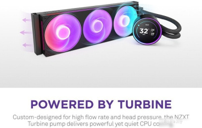 Система жидкостного охлаждения для процессора NZXT Kraken Elite 360 RGB RL-KR36E-B2 