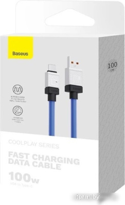 Кабель Baseus CoolPlay Series USB Type-A - USB Type-C 62802352C (1 м, синий) 
