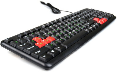 Клавиатура Nakatomi KN-02U Black-Red 