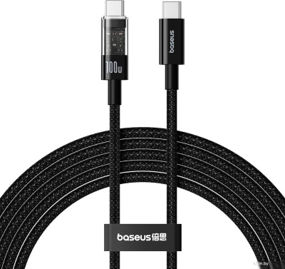 Кабель Baseus Gem Fast-Charging Data 100W USB Type-C - USB Type-C (1 м, черный) 