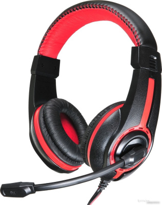 Наушники Oklick HS-L200 (черный/красный) 