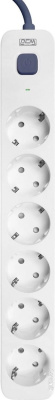 Стабилизатор Powercom SP-06W (3м, 6 розеток, белый/серый) 