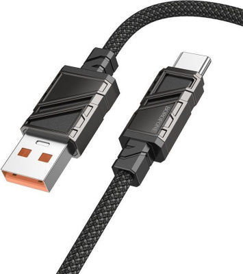 Кабель Borofone BU54 USB Type-A - USB Type-C (1.2 м, черный)