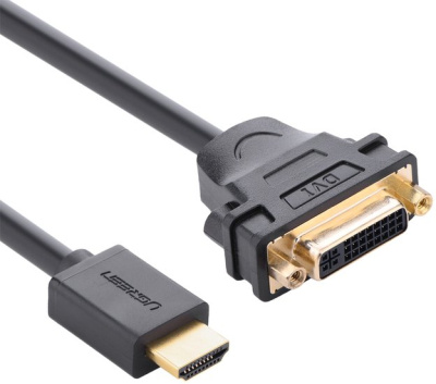 Кабель Ugreen 20136 HDMI - DVI (0.15 м, черный) 