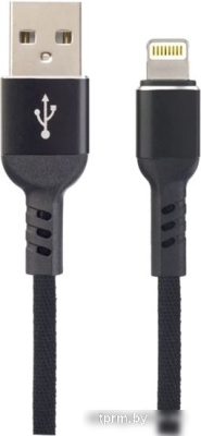 Кабель Perfeo USB Type-A - Lightning I4316 (1 м, черный) 