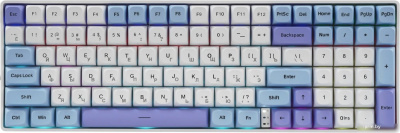 AULA S100 Pro (белый/голубой/сиреневый) 