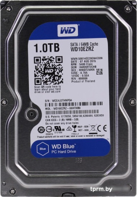 Жесткий диск WD Blue 1TB (WD10EZRZ) 
