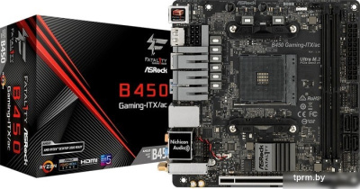 Материнская плата ASRock Fatal1ty B450 Gaming-ITX/ac 
