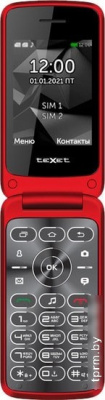 Мобильный телефон TeXet TM-408 (красный) 