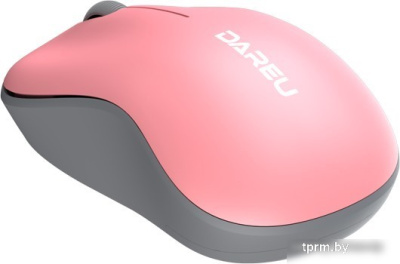 Мышь Dareu LM106G (розовый/серый) 