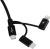 Кабель Momax DX1D OneLink 3-in-1 USB Type-A - Lightning/microUSB/USB Type-C (1 м, черный) Кабель Momax DX1D OneLink 3-in-1 USB Type-A - Lightning/microUSB/USB Type-C (1 м, черный)