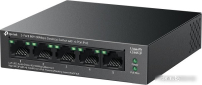 Неуправляемый коммутатор TP-Link LiteWave LS105LP V1 