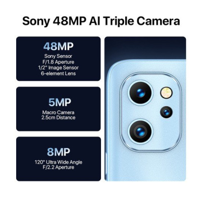 Смартфон Umidigi F3 8GB/128GB (голубой) 