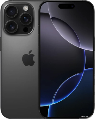 Смартфон Apple iPhone 16 Pro 128GB (черный титан) 
