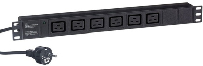 Блок розеток ExeGate ServerPro PDU-19H013 Al-6C19-EU3CU 