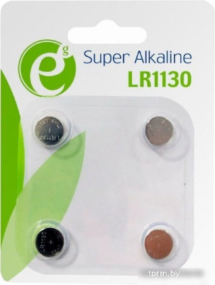 Батарейки EnerGenie Super Alkaline LR1130 4 шт. EG-BA-LR1130-01 