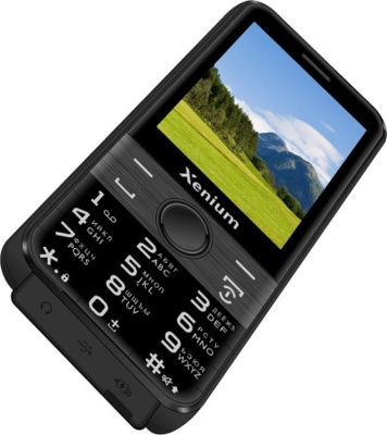 Телефон Xenium X800 (черный/серый) 
