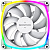 Вентилятор для корпуса Montech AX120 PWM (белый) 