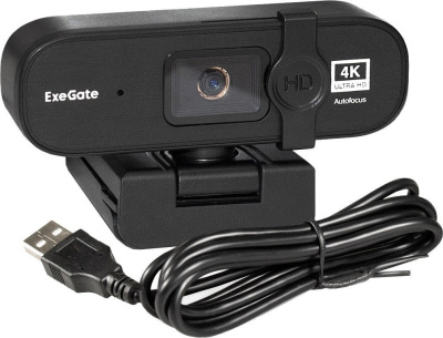 Веб-камера ExeGate Stream HD 4000 4K UHD T-Tripod 