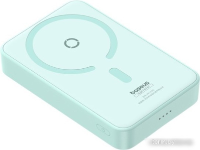 Внешний аккумулятор Baseus MagPro Magnetic Bracket Wireless Fast-Charging Power Bank 20W 5000mAh (мятный) 