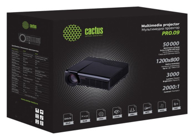 Проектор CACTUS CS-PRO.09WT.WXGA-A 