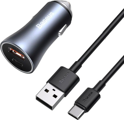 Автомобильное зарядное Baseus TZCCJD-0G 