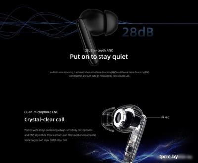 Наушники QCY T13 ANC 2 (черный) 