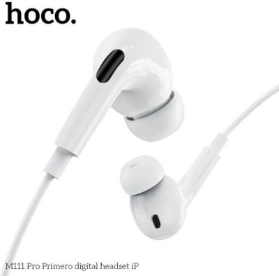 Наушники Hoco M111 Pro Lightning (белый) 