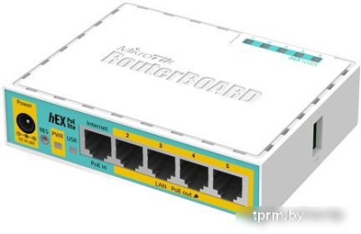 Маршрутизатор Mikrotik hEX PoE lite [RB750UPr2] 