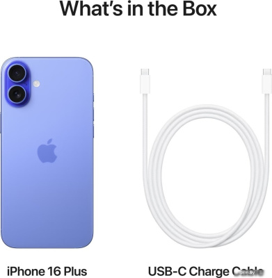 Смартфон Apple iPhone 16 Plus 128GB (ультрамарин) 