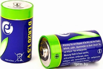 Батарейки EnerGenie Super Alkaline D 2 шт. EG-BA-LR20-01 