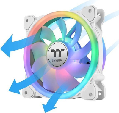 Thermaltake SWAFAN 14 RGB Radiator Fan TT Premium Edition White CL-F146-PL14SW-A 