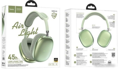Наушники Hoco W35 Air Light (мятный) 