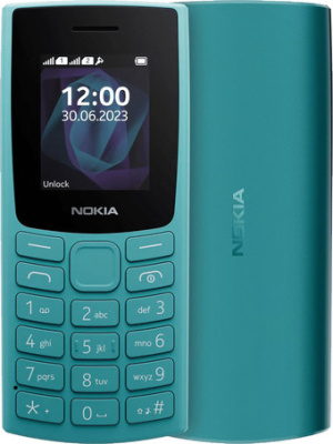 Кнопочный телефон Nokia 105 (2023) Dual SIM TA-1557 (бирюзовый) 